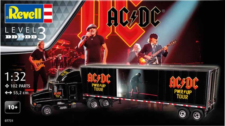 Revell 07731 50 Years of AC/DC AC/DC Tour Truck "PWR UP" 1/32