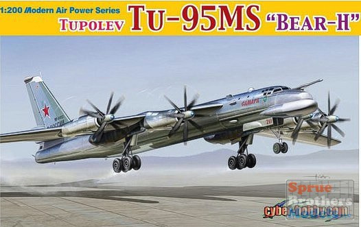 Cyber Hobby 2014 TUPOLEV TU-95MS "BEAR-H" 1/200