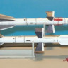 Plus model AL4003 Russian missile R-27R AA-10 Alamo-A / Rusk raketa R-27R AA-10 Alamo-A 1:48