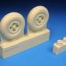 Barracuda Studios BCR32335 Supermarine Spitfire Mk.IXC Four Slot Mainwheels 1/32