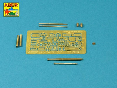 Aber 35 L-118 Barrel for Russian 12,7mm heavy machine gun DShK, after WWII version (Soviet T-54/T-55; BTR-60APC) (designed to be used with Dragon, MiniArt, Tamiya and Trumpeter kits) 1/35