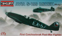 Kora Model 7230 Avia S199 Mezek 1/72
