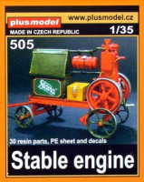 Plus model 505 1/35 Stable engine (30 resin parts, PE & decal)