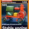 Plus model 505 1/35 Stable engine (30 resin parts, PE & decal)