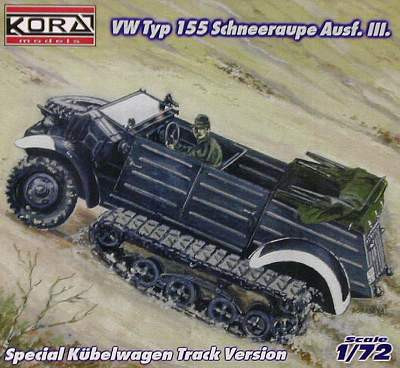 Kora Model A7215 VW 155 Schneeraupe III 1/72