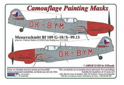 AML AMLM33021 Маска камуфляж Bf 109 G-10/S-99.13 OK-BYM 1/32