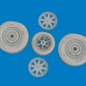 Eduard 6481052 BRASSIN P-39 wheels late (ARMA H.) 1/48