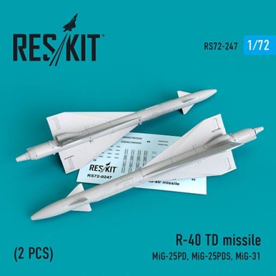 Reskit RS72-0247 R-40 TD missile (2 pcs.) 1/72