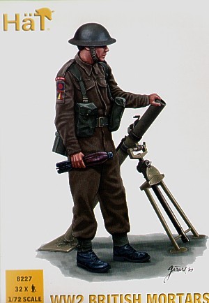 НАТ 8227 British Mortar Team (WWII) 1/72