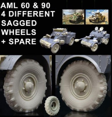 Condor W-007 Колеса на французские броневики AML 60/90 1:35
