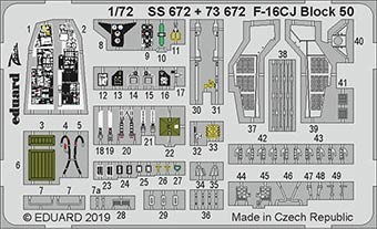 Eduard SS672 1/72 F-16CJ Block 50 (TAM)