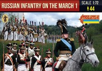Strelets STR21272 Russian Infantry on the March 1 Napoleonic 1/72