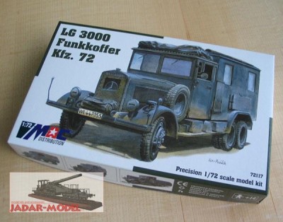 MAC 72117 Mercedes LG 3000 Funkkoffer Kfz.72 1/72