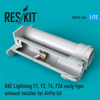 Reskit RSU72-0169 BAC Lightning F1, F2, T4, F2A exhaust nozzles early type for Airfix kit AirFix 1/72