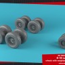 Armory ARAW48332 Rockwell B-1B Lancer wheels with weighted tires/tyres early version 1/48
