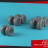 Armory ARAW48332 Rockwell B-1B Lancer wheels with weighted tires/tyres early version 1/48