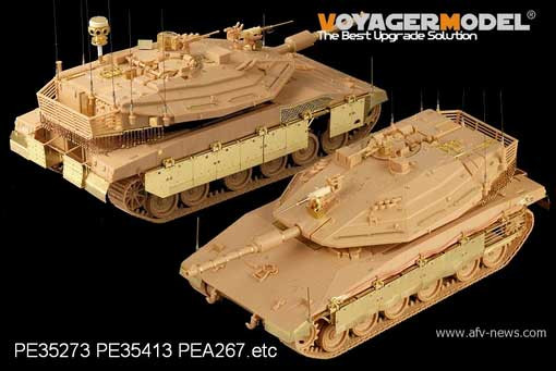 Voyager Model PEA267 IDF Merkava MBT IV WindBreaker Active Protection System (GP) 1/35