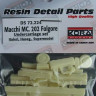 Kora Model DS72224 Macchi MC.202 Folgore Undercar.set (ITAL/HAS) 1/72