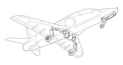 CMK 4143 Hawk -undercarriage set for AIR 1/48