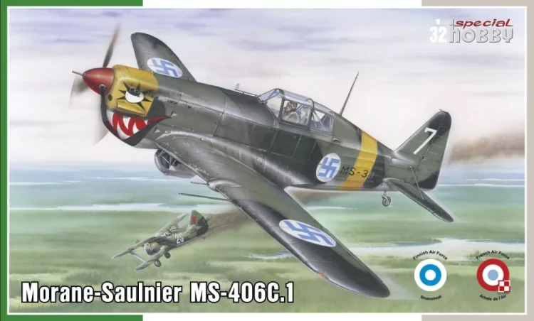 Special Hobby S32019 Morane-Saulnier MS-406C.1 (3x camo) 1/32