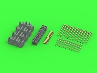Master SM-350-079 HMS Belfast armament - 6in (12pcs), 4in (12pcs) barrels - set includes resin correction for 6in gun mounting