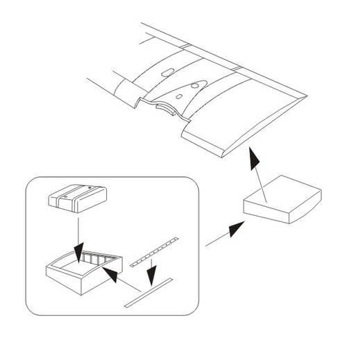CMK 4246 Junkers Ju 88A/ C/G - Wing fuel tanks for Drag 1/48