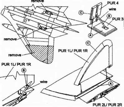 CMK 7027 F4D-1 - wing folding set for ACA 1/72