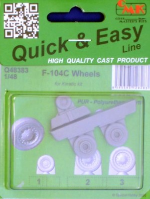 CMK Q48383 F-104C Wheels (KINETIC) 1/48