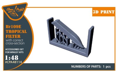 Clear Prop CPA48114 Bf-109E tropical filter (WINGSY) 1/48