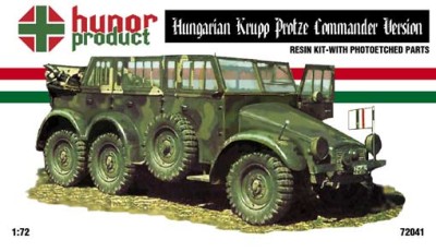 Hunor Product 72041 42M Krupp Protze Comm. with Canvas 1/72