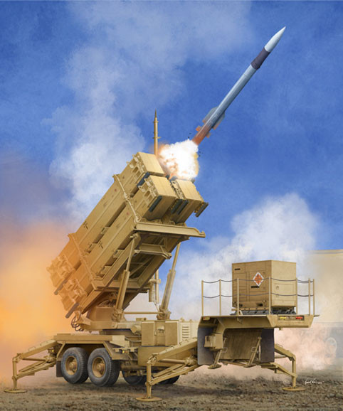 Trumpeter 01040 US M901 Launching Station w/MIM-104F Patriot SAM System (PAC-3) 1/35
