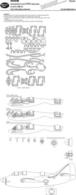New Ware NWA-M1168 Mask Fairey Gannet AS.1/AS.4 EXPERT (AIRF) 1/48