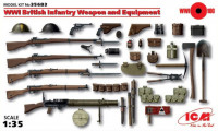 ICM 35683 Оружие и снаряжение пехоты Великобритании І МВ 1/35