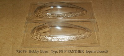 Rob Taurus 72079 Vacu Canopy F9F Panther open/closed (HOBBYB) 1/72