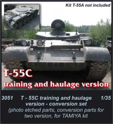 CMK 3051 T-55C training and haulage version-conversion set for TAM 1/35