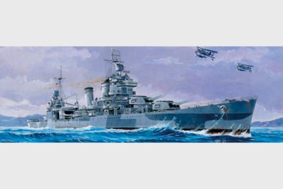 Trumpeter 05747 Крейсер СА-38 &quot;Сан Франциско&quot; 1944 г. 1/700