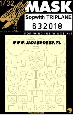 HGW 632018 Sopwith Triplane маска 1/32