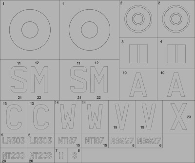 Model Maker Decals MD32099 de Havilland DH-98 Mosquito F.B. Mk.VI in Polish service 1/32