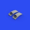 Eduard 648846 BRASSIN A6M2-N Rufe exhaust PRINT (EDU) 1/48