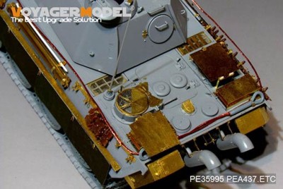 Voyager Model PEA437 WWII German Panther G/Jagdpanther G2 AntiAircraft Armor Patten1?For All? 1/35