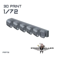 77 Propeller 77PRP791 Iljusin IL-2 exhaust (SMER) 1/72