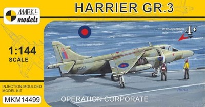 Mark 1 Models MKM-14499 Harrier GR.3 'Operation Corporate' (4x camo) 1/144