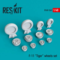 Reskit RS48-0268 F-11 Tiger колеса (FOND.MIN.) 1/48