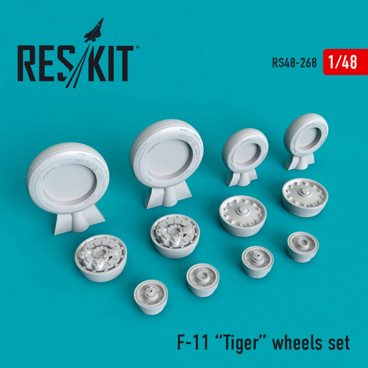 Reskit RS48-0268 F-11 Tiger колеса (FOND.MIN.) 1/48