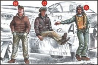 CMK F72039 US Army Pilots (2 fig. ) And Mechanic WW II 1/72