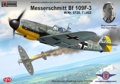 Kovozavody Prostejov CLK008 Bf 109F-3 Egon Mayer, 1941 CLUB LINE 1/72