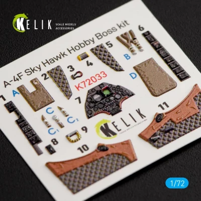 Reskit K72033 A-4F 'Skyhawk' interior 3D (HOBBYB) 1/72