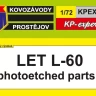 Kovozavody Prostejov EX027 LET L-60 - upgrade PE set 1/72