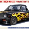 Hasegawa 20751 Автомобиль Nissan Sunny Truck (GB122) «Огненный узор» со спойлером (Limited Edition) 1/24