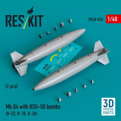 Reskit 48526 Mk.84 with BSU-50 bombs (2 pcs.) 1/48